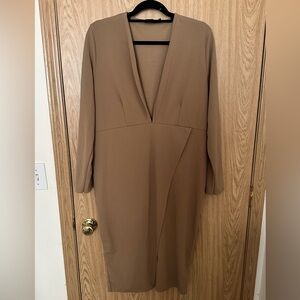 Chic Boohoo Long Sleeve Bodycon Dress – Size 16